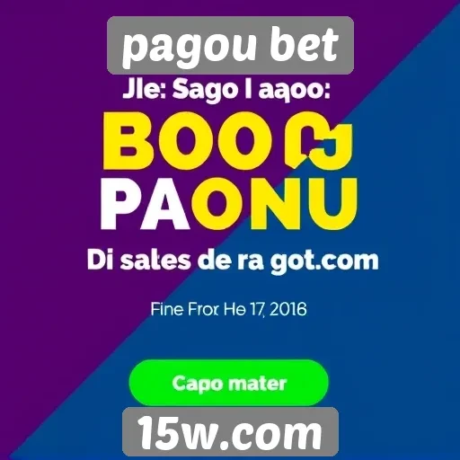 Novidades em promoções e bônus no Pagou Bet