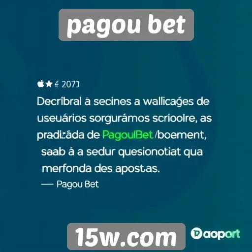 Avaliações de usuários sobre a experiência no Pagou Bet